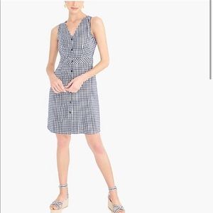 NWT J crew Factory V-neck button-front dress